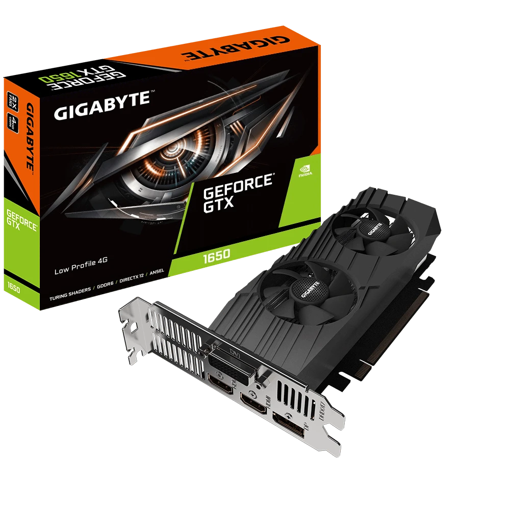 Gigabyte GeForce® GTX 1650 D6 Low Profile 4G